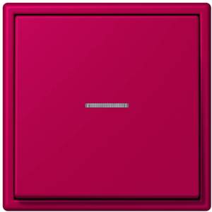 Фото Jung Le Corbusier LC990KO532101 Клавиша одиночная с окошком (rouge rubia)