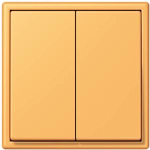 Фото Jung Le Corbusier LC9954320L Клавиша двойная (ocre jaune clair)