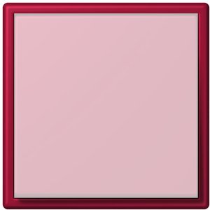 Фото Jung Le Corbusier LC98132100 Рамка 1-постовая (универсальная, rouge carmin)