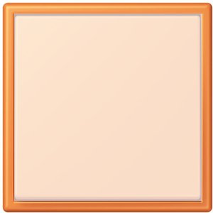 Фото Jung Le Corbusier LC98132081 Рамка 1-постовая (универсальная, orange clair)