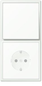 Фото Jung Le Corbusier LC98232024 Рамка 2-постовая (универсальная, outremer gris)