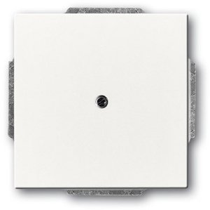 Фото ABB Future Linear 2CKA001710A3878 Вывод кабеля с суппортом (под рамку, с/у, белый бархат)
