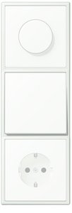 Фото Jung Le Corbusier LC98332024 Рамка 3-постовая (универсальная, outremer gris)