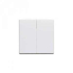 Фото ABB Impressivo 2TKA000523G1 Клавиша двойная (белый)