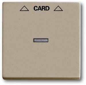 Фото ABB Basic55 2CKA001710A3929 Накладка карточного выключателя (линза, шампань)