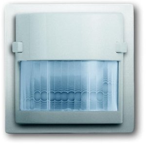 Фото ABB Pure steel 2CKA006800A2344 Датчик движения с мультилинзой (180°, с/у, сталь)