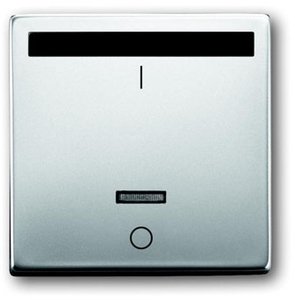 Фото ABB Pure steel 2CKA006020A1390 Накладка реле (ИК-управление, подсветка, маркировка, сталь)