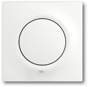 Фото ABB Impuls 2CKA001753A0189 Клавиша одиночная (красная линза, подсветка, белый бархат)