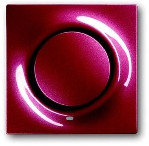 Фото ABB Impuls 2CKA001753A0125 Клавиша одиночная (красная линза, подсветка, ежевика)