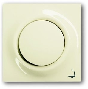 Фото ABB Impuls 2CKA001753A0070 Клавиша одиночная (символ "звонок", подсветка, слоновая кость)