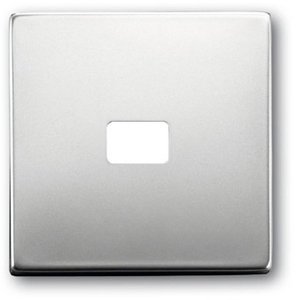 Фото ABB Pure steel 2CKA001731A1954 Клавиша для выключателя со шнурком (окошко для линзы, сталь)