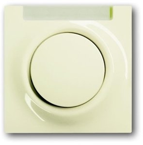 Фото ABB Impuls 2CKA001753A0062 Клавиша одиночная (поле для надписи, подсветка, слоновая кость)