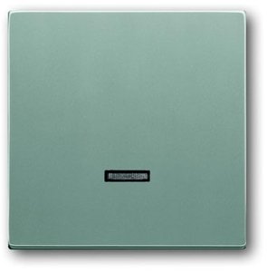 Фото ABB Future Linear 2CKA006599A2887 Накладка светорегулятора нажимного (подсветка, серебристо-алюминиевая)