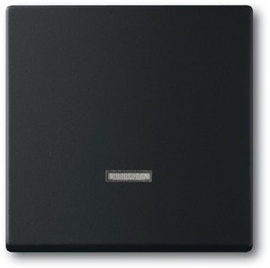 Фото ABB Future Linear 2CKA006599A2968 Накладка светорегулятора нажимного (подсветка, черный бархат)