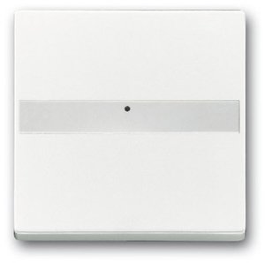 Фото ABB Carat/Busch-Axcent/Future Linear/Solo 2CKA001731A1877 Клавиша одиночная (поле для надписи, подсветка, белая)