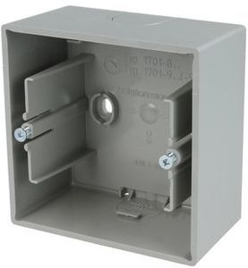 Фото ABB Future Linear 2CKA001799A0905 Коробка открытого монтажа (универсальная, серебристо-алюминиевая)