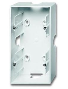 Фото ABB Future Linear 2CKA001799A0902 Коробка двойная открытого монтажа (универсальная, белая)