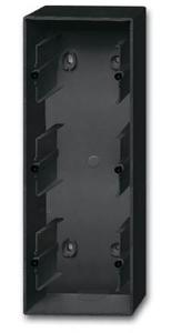 Фото ABB Future Linear 2CKA001799A0956 Коробка тройная открытого монтажа (универсальная, черный бархат)
