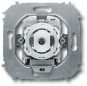 Фото ABB Impuls 2CKA001022A0623 Выключатель одноклавишный двухполюсный (10 А, индикация, механизм, скрытая установка)