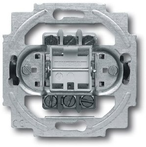 Фото ABB Busch-Jaeger 2CKA001011A0816 Выключатель одноклавишный трехполюсный (16 А, механизм, скрытая установка)