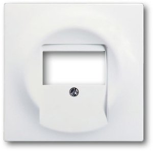 Фото ABB Impuls 2CKA001753A0176 Накладка розетки информационной (1хUSB, белый бархат)