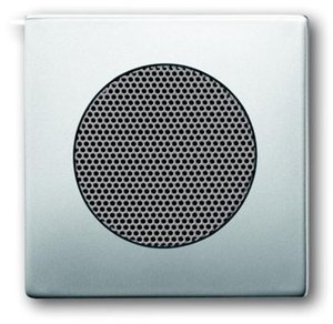 Фото ABB Pure steel 2CKA008200A0087 Накладка для громкоговорителя (сталь)