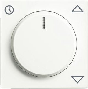 Фото ABB Future Linear 2CKA006430A0363 Накладка для поворотного выключателя жалюзи (с возм. подсветки, белый бархат)