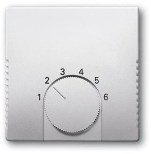 Фото ABB Pure steel 2CKA001710A3755 Накладка терморегулятора поворотного (сталь)