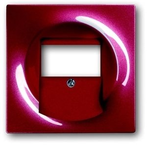 Фото ABB Impuls 2CKA001753A0116 Накладка розетки информационной (1хUSB, ежевика)