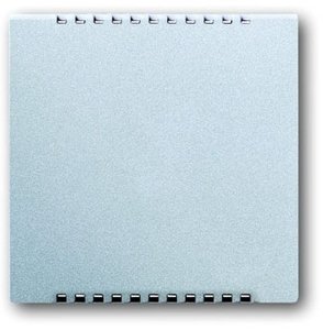 Фото ABB Future Linear 2CKA006599A2885 Накладка для усилителя мощности (маркировка, серебристо-алюминиевая)