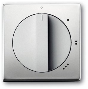 Фото ABB Pure steel 2CKA001710A3758 Крышка для поворотного выключателя на три положения (сталь)