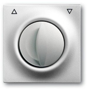 Фото ABB Impuls 2CKA001753A0033 Накладка поворотного выключателя жалюзи (маркировка, серебристо-алюминиевый)