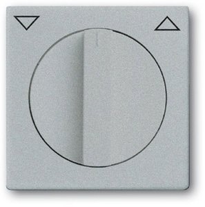 Фото ABB Future Linear 2CKA001710A3661 Накладка для поворотного жалюзийного выключателя (маркировка, серебристо-алюминиевая)