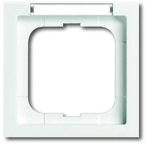Фото ABB Future Linear 2CKA001754A4527 Рамка 1-постовая (поле для надписи, белая)