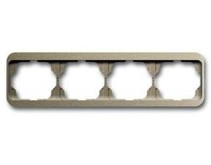 Фото ABB Alpha Nea 1754-0-4405 Рамка 4-постовая (горизонт., палладий)