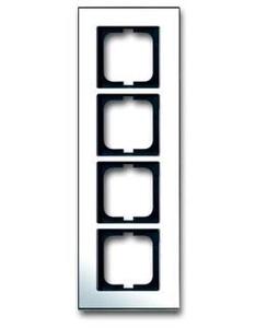 Фото ABB carat 2CKA001754A4363 Рамка 4-ая (хром)