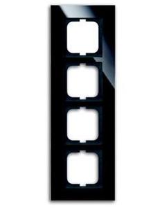Фото ABB carat 2CKA001754A4325 Рамка 4-ая (стекло черное)