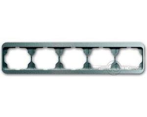 Фото ABB Alpha Nea 1754-0-4398 Рамка 5-постовая (горизонт., титан)