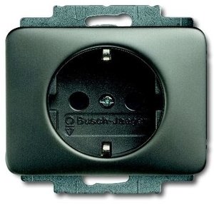 Фото ABB Alpha Exclusive/Alpha Nea 2011-0-6222 Розетка (16 А, под рамку, с/у, з/к, платина)