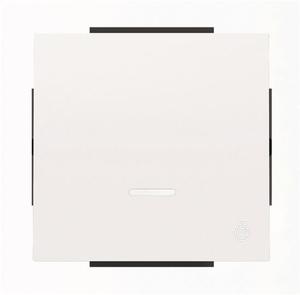 Фото ABB Sky Niessen 2CLA856200A1101 Клавиша электронного выключателя с таймером (подсветка, белая)