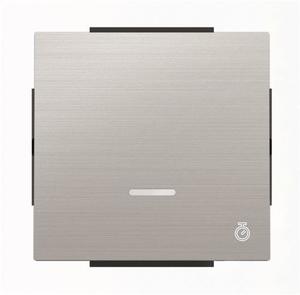 Фото ABB Sky Niessen 2CLA856200A1401 Клавиша электронного выключателя с таймером (подсветка, нержавеющая сталь)