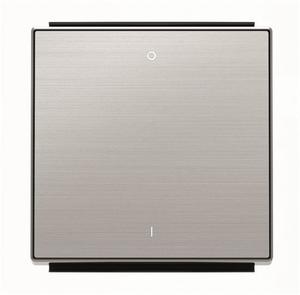 Фото ABB Sky Niessen 2CLA850120A1401 Клавиша одиночная (маркировка, нержавеющая сталь)