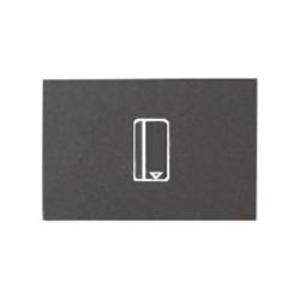 Фото ABB Zenit 2CLA221450N1801 Выключатель для ключ-карты (16А, задержка отключ. 5-90 сек., подсветка, с/у, антрацит)