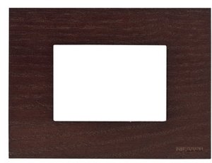 Фото ABB Zenit 2CLA247300N2101 Рамка 1.5 поста итальянский стандарт (3 модуля, венге)