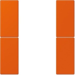 Фото Jung Le Corbusier LC502TSA4320S Набор накладок 2 группы (orange vif)