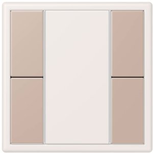 Фото Jung Le Corbusier LC502TSA32131 Набор накладок 2 группы (ombre brulee claire)