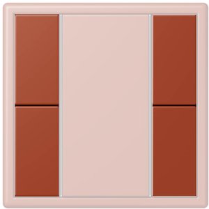 Фото Jung Le Corbusier LC502TSA32110 Набор накладок 2 группы (l’ocre rouge)
