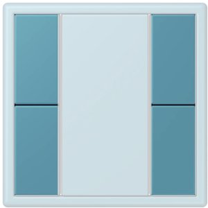 Фото Jung Le Corbusier LC502TSA32031 Набор накладок 2 группы (céruléen vif)