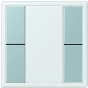 Фото Jung Le Corbusier LC502TSA32033 Набор накладок 2 группы (céruléen clair)