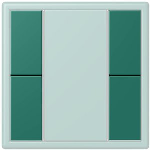 Фото Jung Le Corbusier LC502TSA32040 Набор накладок 2 группы (vert anglais)